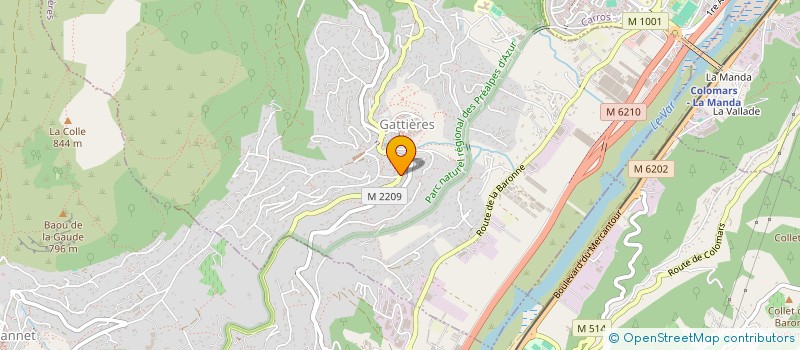 localisation de l'entreprise DEVELOPPEMENT DU PEYRON  SAINT-JEANNET