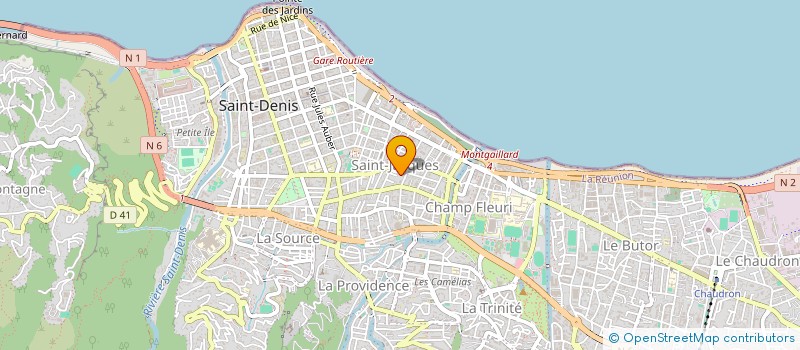 localisation de l'entreprise DEVELOPPEMENT DU POUVOIR D'AGIR A LA REUNION à SAINT-DENIS