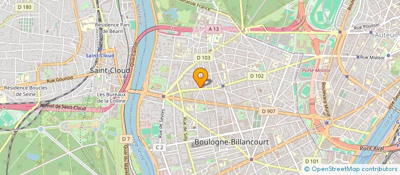 localisation de l'entreprise DEVELOPPEMENT DURABLE à BOULOGNE-BILLANCOURT