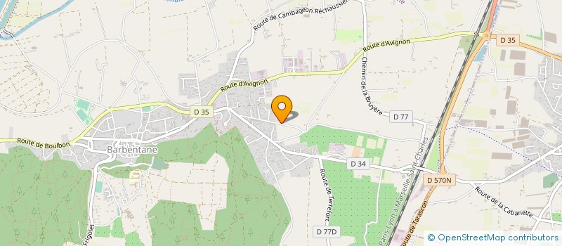 localisation de l'entreprise DEVELOPPEMENT DURABLE ALPILLES RHONE DURANCE  BARBENTANE