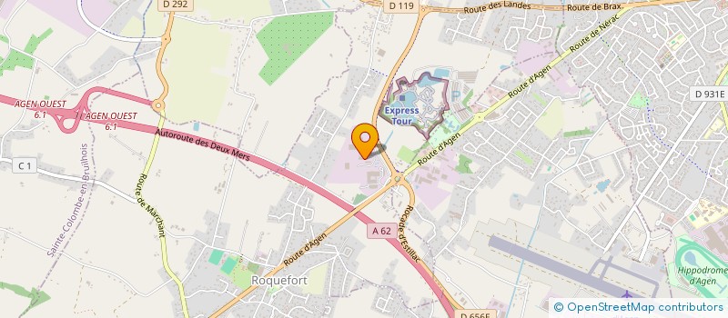 localisation de l'entreprise DEVELOPPEMENT DURABLE EN QUERCY AGENAIS  ROQUEFORT