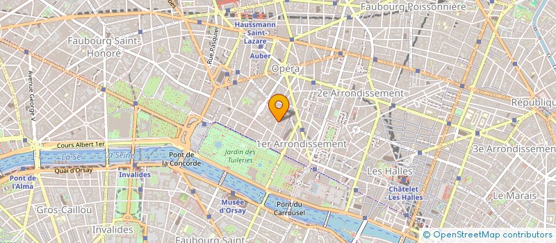 localisation de l'entreprise DEVELOPPEMENT ECHANGES INTERNATIONAUX à PARIS 01