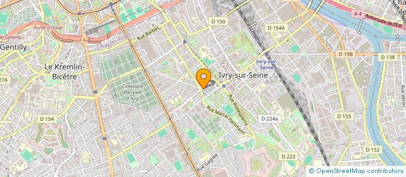 localisation de l'entreprise DEVELOPPEMENT ECHANGES PROMOTION à IVRY-SUR-SEINE