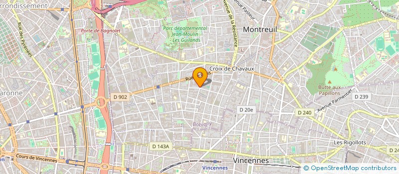 localisation de l'entreprise DEVELOPPEMENT ECOLES ET ETUDES COMMUNAUTAIRES à MONTREUIL