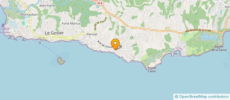 localisation de l'entreprise DEVELOPPEMENT ECONOMIQUE DES FILIERES PAR  L'INSERTION ET LES SOLIDARITES 3.0 (DEFIS3.0)  LE GOSIER