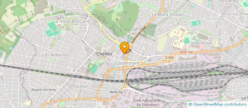 localisation de l'entreprise DEVELOPPEMENT EDUCATIF SPORTIF POUR TOUS à CHELLES
