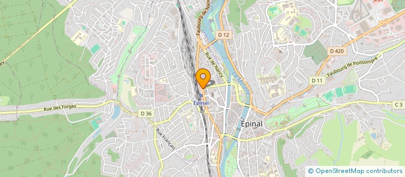 localisation de l'entreprise DEVELOPPEMENT ENERGIES 4  EPINAL