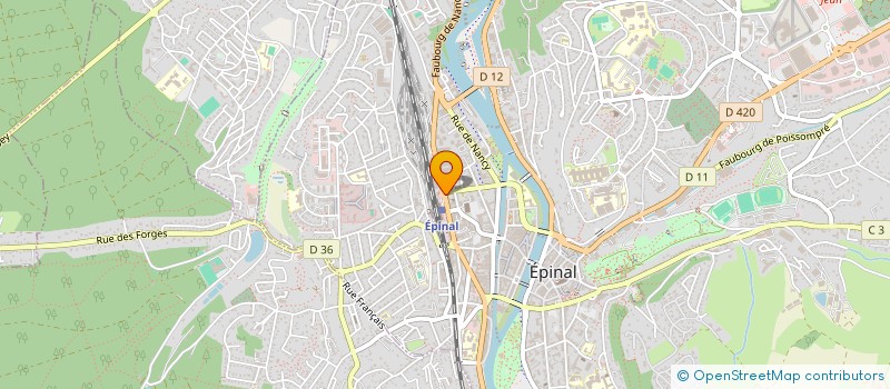 localisation de l'entreprise DEVELOPPEMENT ENERGIES 6  EPINAL