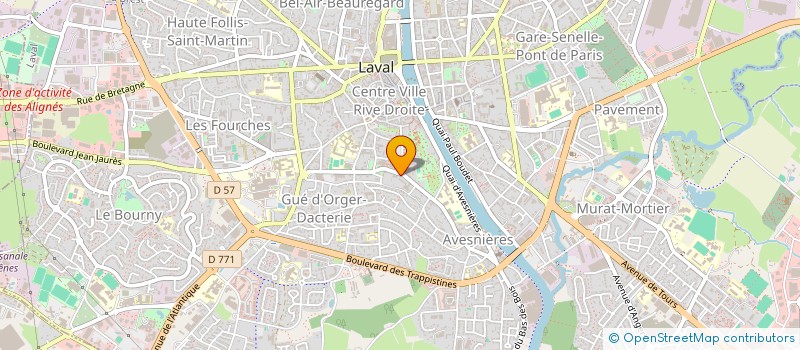 localisation de l'entreprise DEVELOPPEMENT ENSEIGNEMENT RELIGIEUX à LAVAL