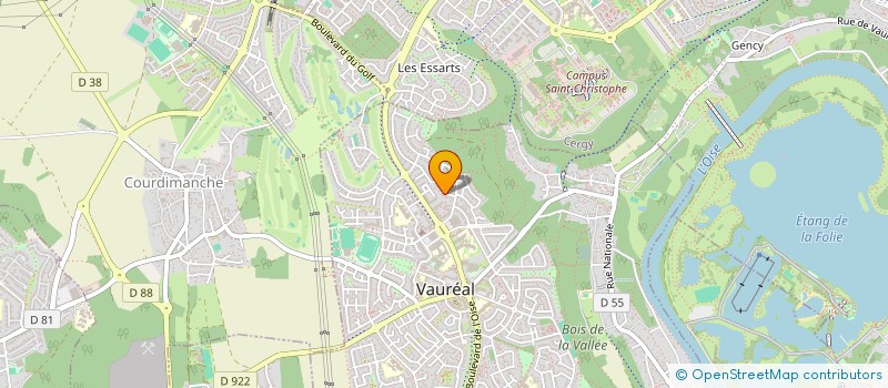 localisation de l'entreprise DEVELOPPEMENT EPANOUISSEMENT DES POPULATIONS à VAUREAL