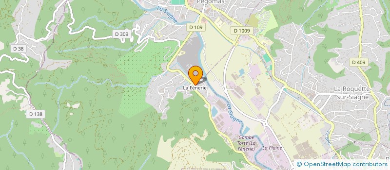 localisation de l'entreprise DEVELOPPEMENT ET AMENAGEMENT à PEGOMAS