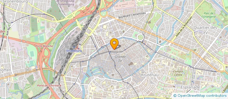 localisation de l'entreprise DEVELOPPEMENT ET COMMUNAUTE à STRASBOURG