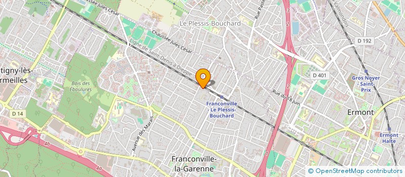 localisation de l'entreprise DEVELOPPEMENT ET FORMATION INFORMATIQUE à FRANCONVILLE