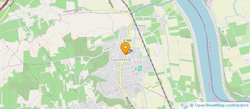 localisation de l'entreprise DEVELOPPEMENT ET INGENERIE  AU VOLONTARIAT D'ACCOMPAGNEMENT SOCIAL  SAUVETERRE