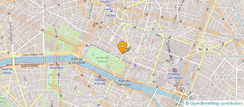 localisation de l'entreprise DEVELOPPEMENT ET PERFOMANCE à PARIS