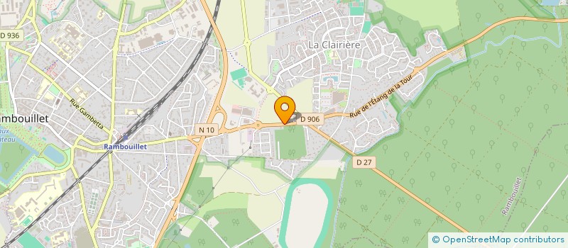 localisation de l'entreprise DEVELOPPEMENT ET PROMOTION à RAMBOUILLET