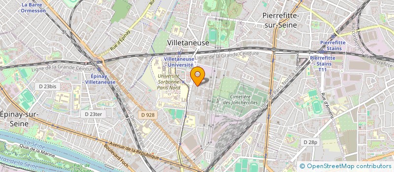 localisation de l'entreprise DEVELOPPEMENT ET PROMOTION INDUSTRIELLE à VILLETANEUSE