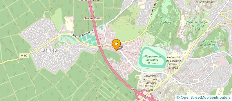 localisation de l'entreprise DEVELOPPEMENT ET TECHNIQUES AVANCEES  VANDUVRE-LES-NANCY