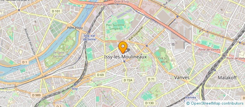 localisation de l'entreprise DEVELOPPEMENT ETUDE ORGANISATION SERVICE à ISSY-LES-MOULINEAUX