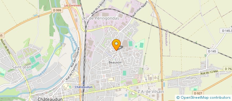 localisation de l'entreprise DEVELOPPEMENT EVOLUTION BATIMENT à CHATEAUDUN