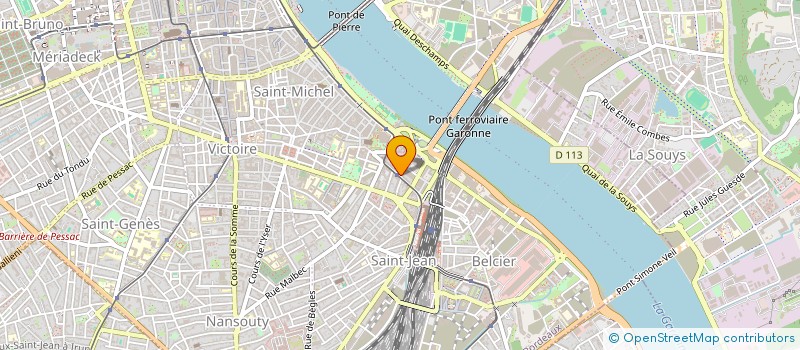 localisation de l'entreprise DEVELOPPEMENT FORMATION COMPETENCES à BORDEAUX