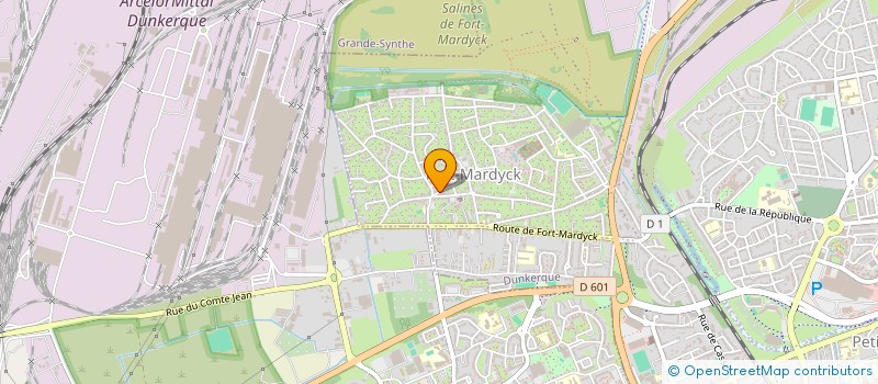 localisation de l'entreprise DEVELOPPEMENT, FORMATION ET COMMUNICATION DES METIERS PORTUAIRES à DUNKERQUE