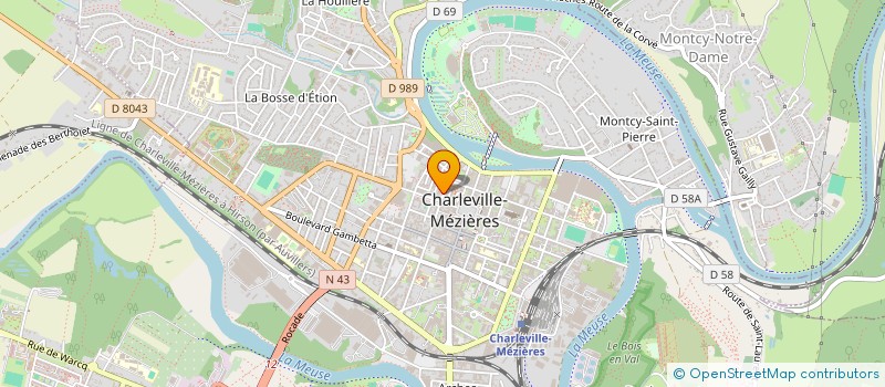 localisation de l'entreprise DEVELOPPEMENT GESTION FINANCE à CHARLEVILLE-MEZIERES