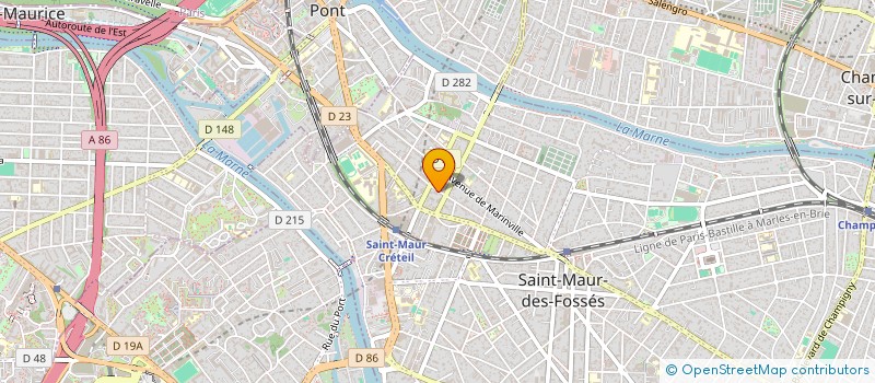 localisation de l'entreprise DEVELOPPEMENT GESTION REVISION à SAINT-MAUR-DES-FOSSES