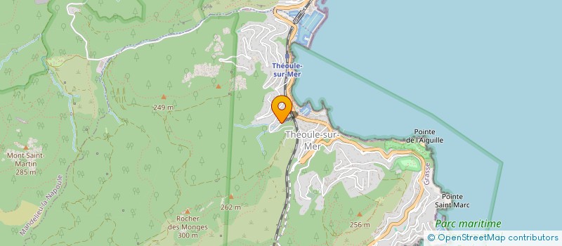 localisation de l'entreprise DEVELOPPEMENT HIGH TECH INTERNATIONAL  THEOULE-SUR-MER