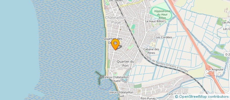 localisation de l'entreprise DEVELOPPEMENT IMMOBILIER 17 à CHATELAILLON-PLAGE