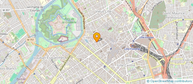localisation de l'entreprise DEVELOPPEMENT IMMOBILIER ET FONCIER à LILLE