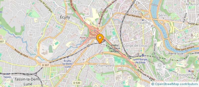 localisation de l'entreprise DEVELOPPEMENT IMMOBILIER SANTE  TASSIN-LA-DEMI-LUNE
