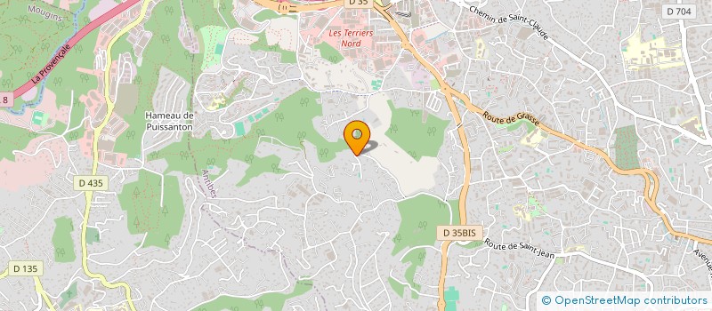 localisation de l'entreprise DEVELOPPEMENT INFORMATIQUE ASSIS GESTION  ANTIBES