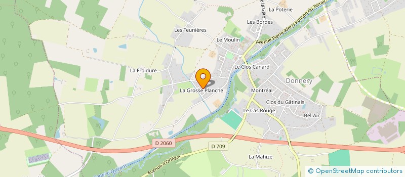 localisation de l'entreprise DEVELOPPEMENT INFORMATIQUE INTEGRATION & INNOVATION à DONNERY