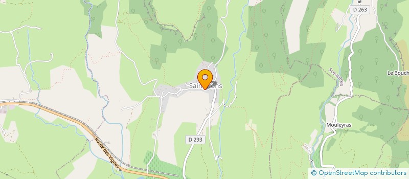 localisation de l'entreprise DEVELOPPEMENT JLV  SAINT-GINEYS-EN-COIRON