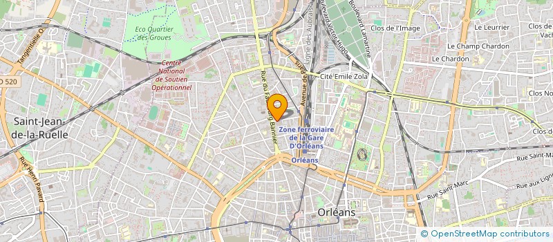 localisation de l'entreprise DEVELOPPEMENT MANAGEMENT CONSEIL à ORLEANS