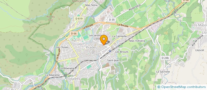 localisation de l'entreprise DEVELOPPEMENT MARKETING ASSISTANCE  PRADES