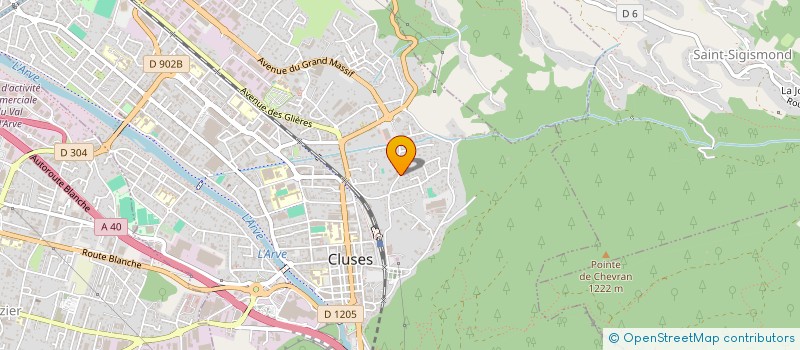 localisation de l'entreprise DEVELOPPEMENT MATERIELS D'AUTOMATISMES à CLUSES