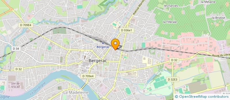 localisation de l'entreprise DEVELOPPEMENT MEDICO SOCIAL à BERGERAC