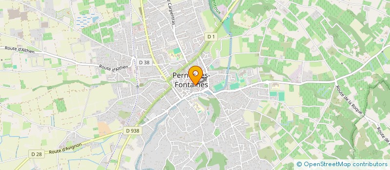 localisation de l'entreprise DEVELOPPEMENT NOUVELLES TECHNIQUES  PERNES-LES-FONTAINES