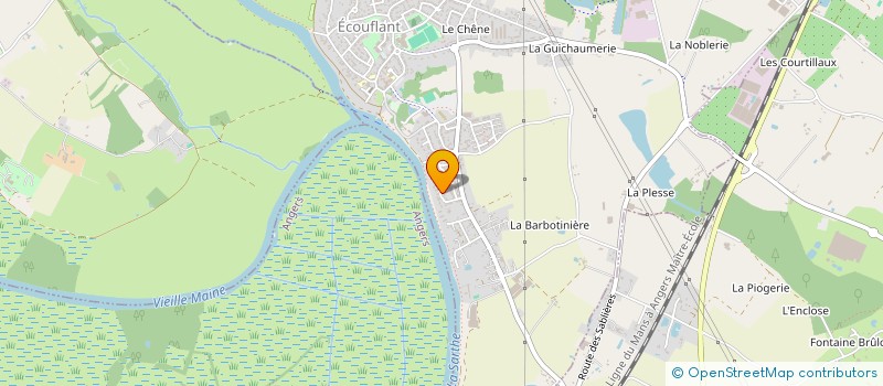 localisation de l'entreprise DEVELOPPEMENT PHARMA à ANGERS