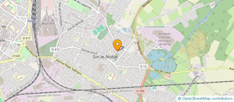 localisation de l'entreprise DEVELOPPEMENT PHARMA GESTION SERVICES à SIN-LE-NOBLE