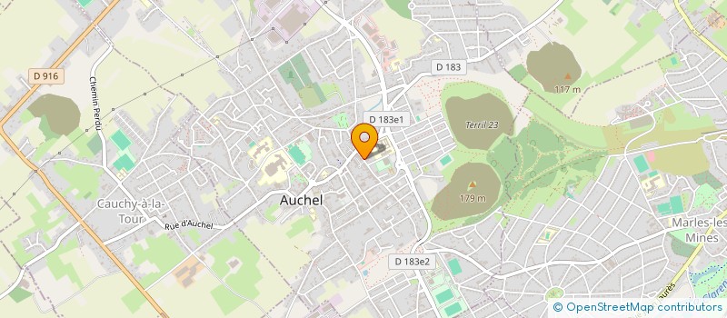 localisation de l'entreprise DEVELOPPEMENT POUR L'ECOLOGIE ET L'ENVIRONNEMENT  AUCHEL
