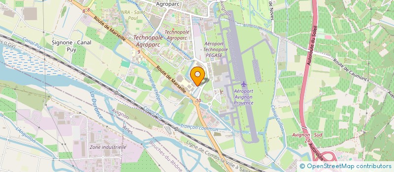 localisation de l'entreprise DEVELOPPEMENT POUR LES ARTS EQUESTRES  AVIGNON