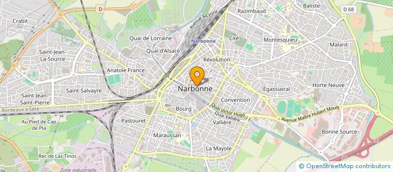 localisation de l'entreprise DEVELOPPEMENT PROMOTION COMM NARBONNAIS  NARBONNE