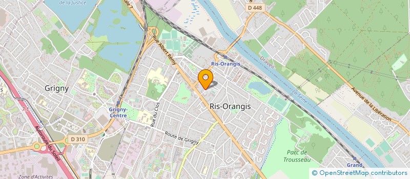 localisation de l'entreprise DEVELOPPEMENT RENOUVELLEMENT DE L HABITAT à RIS-ORANGIS