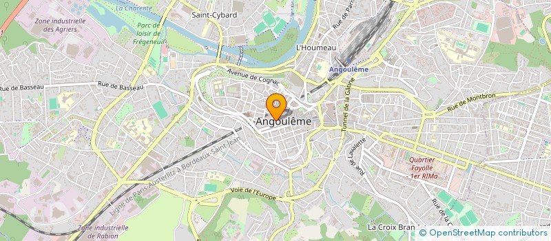 localisation de l'entreprise DEVELOPPEMENT RESEAUX 16 à ANGOULEME