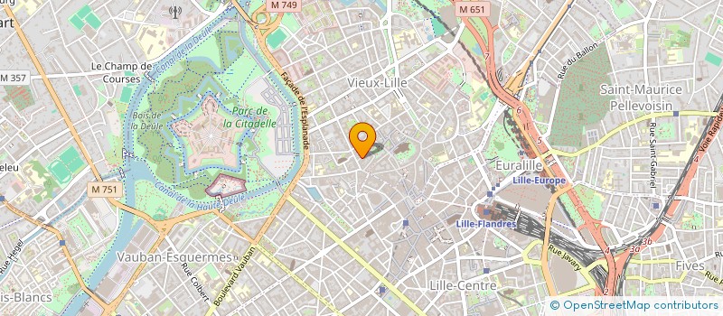 localisation de l'entreprise DEVELOPPEMENT RESSOURCES ET ECONOMIE à LILLE