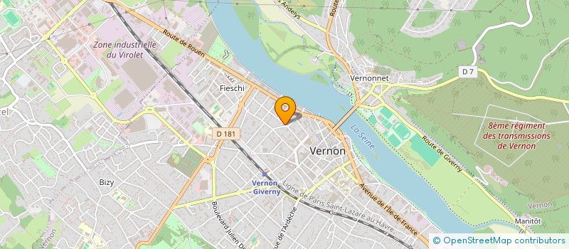 localisation de l'entreprise DEVELOPPEMENT RESSOURCES LOGISTIQUES à VERNON