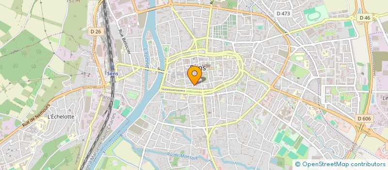 localisation de l'entreprise DEVELOPPEMENT SOCIAL DU PAYS (DSP) à SENS